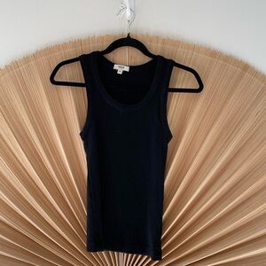 Agolde Poppy Tank Top Black